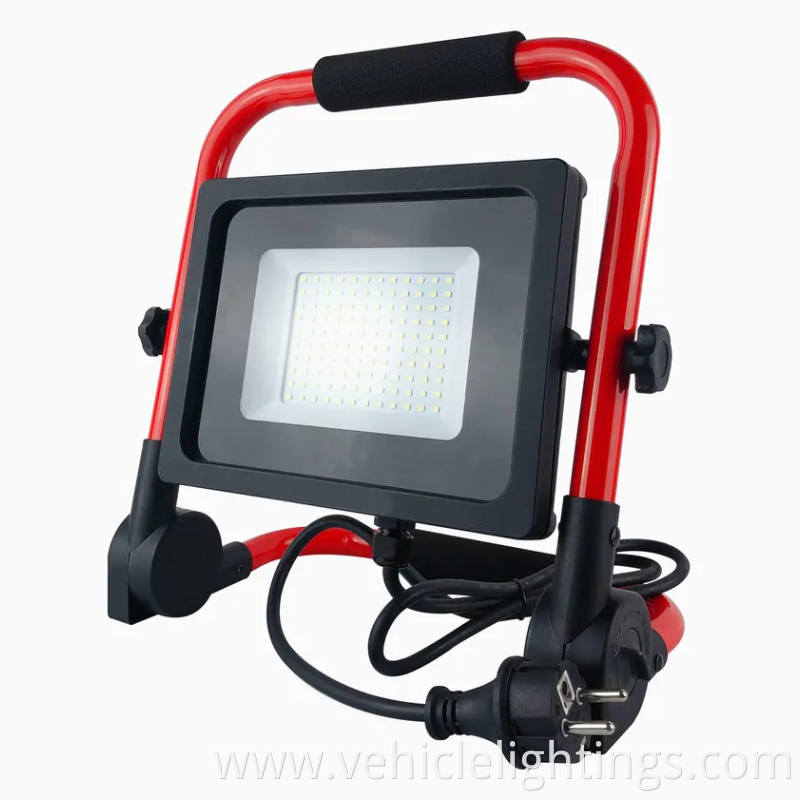 LED work light 50W IP65 waterproof Outdoor portable folding electrodeless dimming LED work light